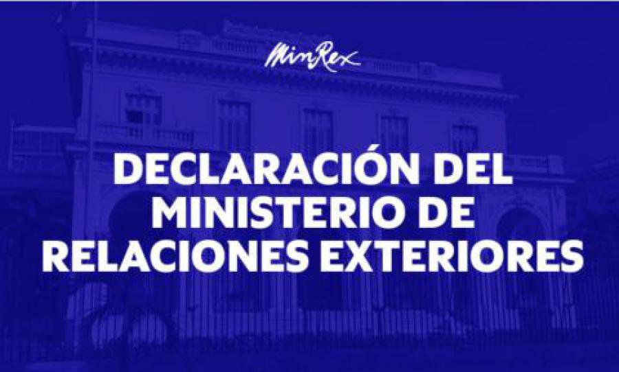 Declaración del Minrex